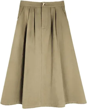 Solid Color Warm Thick Autumn Winter Vintage Skirt Women Party Long Midi Skirts with Pockets