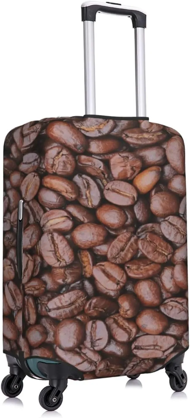 Suitcase Covers For Luggage Coffee Beans Elastic Stretch Luggage Cover Protector (For 18-32 Inch Suitcase)