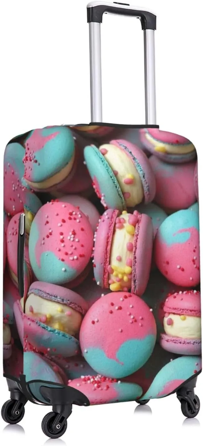 Suitcase Covers For Luggage Colorful Cake Elastic Stretch Luggage Cover Protector (For 18-32 Inch Suitcase)