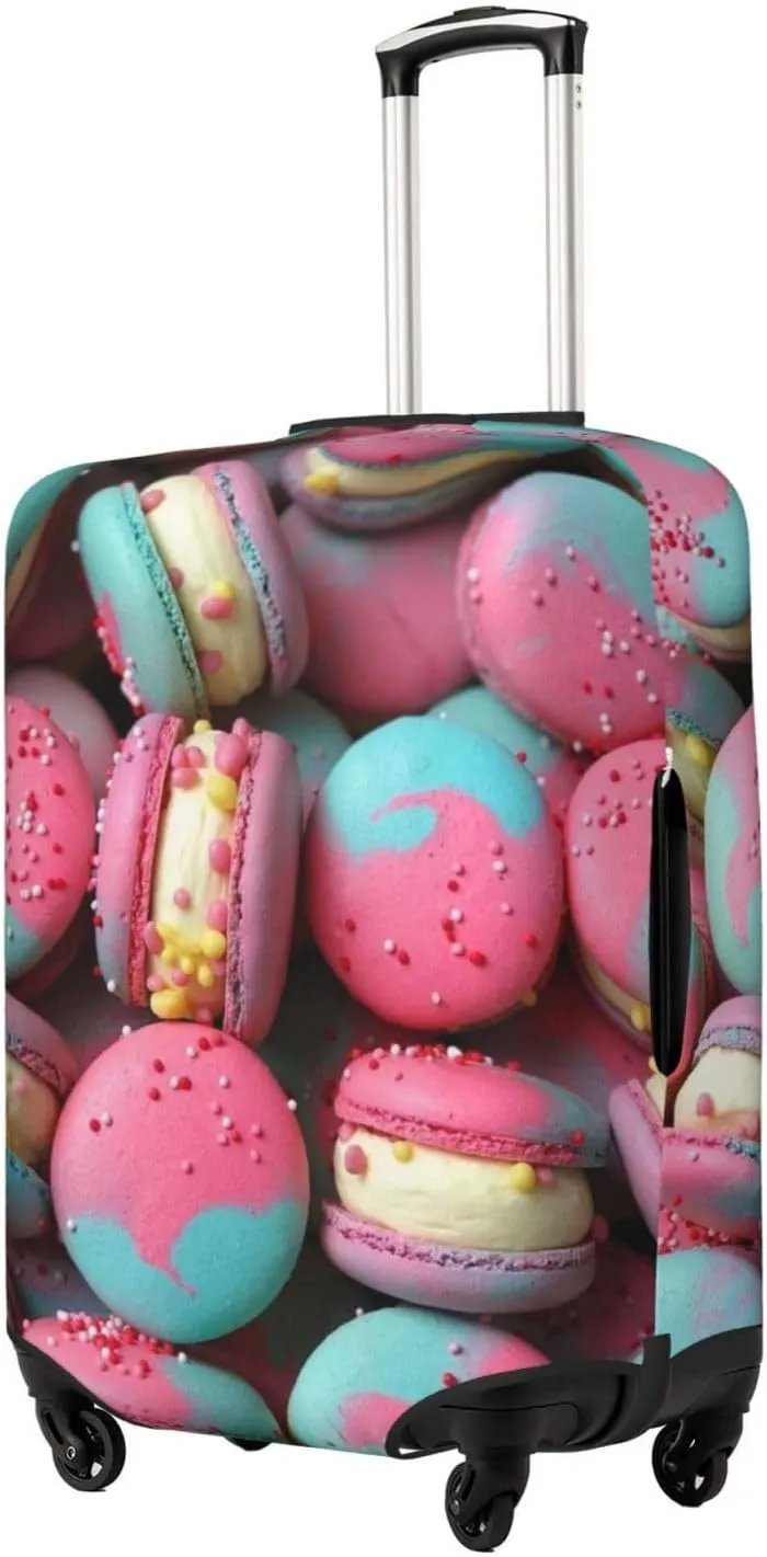 Suitcase Covers For Luggage Colorful Cake Elastic Stretch Luggage Cover Protector (For 18-32 Inch Suitcase)