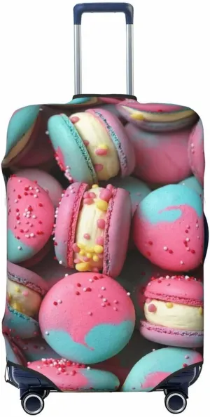 Suitcase Covers For Luggage Colorful Cake Elastic Stretch Luggage Cover Protector (For 18-32 Inch Suitcase)