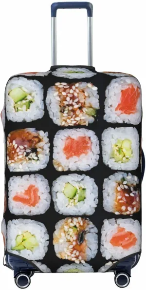 Suitcase Covers For Luggage Food Sushi Elastic Stretch Luggage Cover Protector (For 18-32 Inch Suitcase)