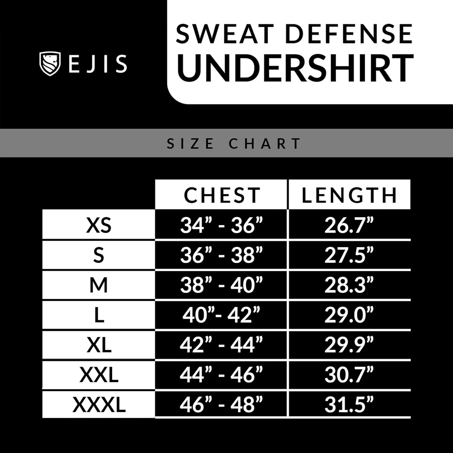 Sweatproof Undershirt Mens Modal Crew w Sweat Pads, Silver Treated to Fight Embarrassing Odor Aluminum Free Alternative 3pk