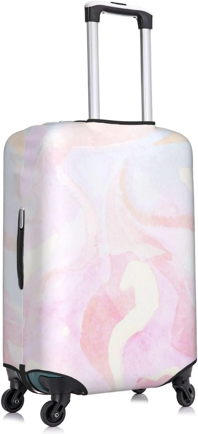 Travel Luggage Cover Abstract Colorful Watercolor Anti-Scratch Washable Suitcase Protector Elastic Suitcases Stylish Baggage Cover Wheeled Suitcase Kids Adults Keep Clean Large