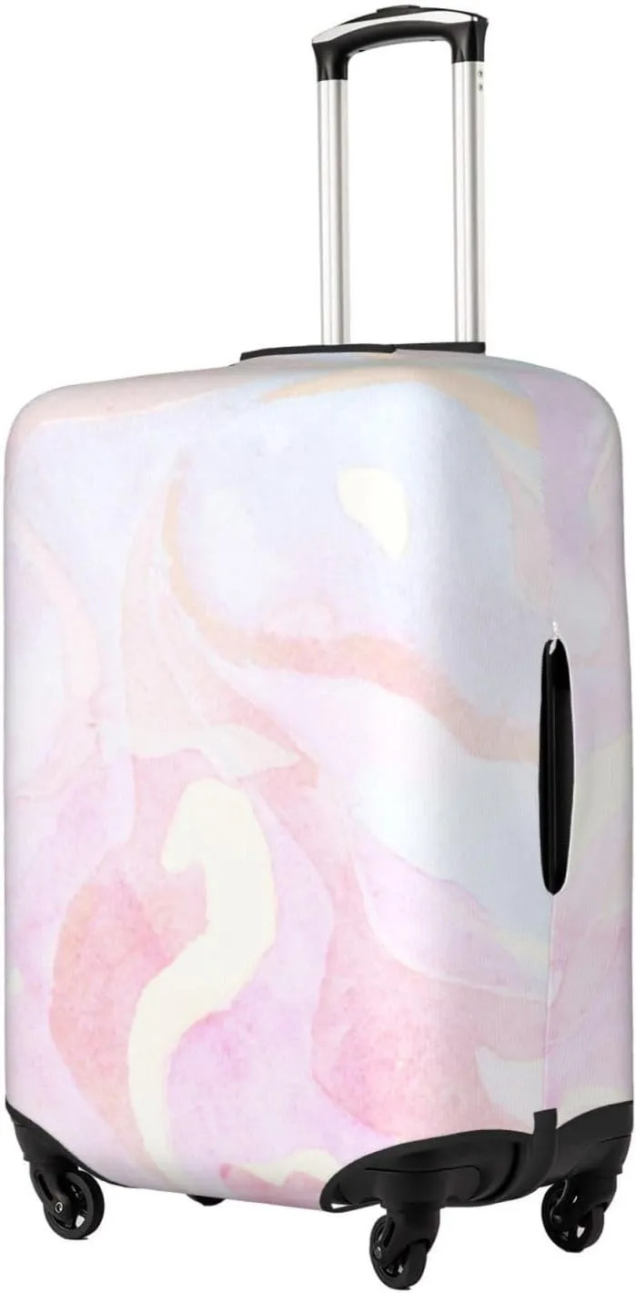 Travel Luggage Cover Abstract Colorful Watercolor Anti-Scratch Washable Suitcase Protector Elastic Suitcases Stylish Baggage Cover Wheeled Suitcase Kids Adults Keep Clean Large
