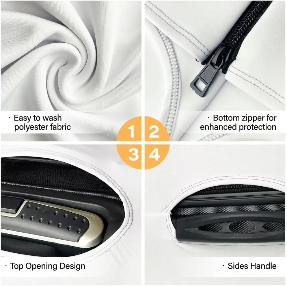 Uasibuni Boho Luggage Protector Cover Thicken Suitcase Protector Cover Travel Luggage Cover for Women Men Luggage Case