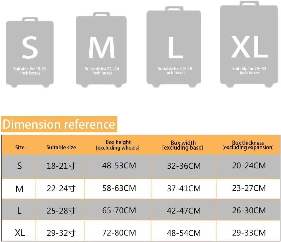 Uasibuni Cool Astronauts Pattern Luggage Cover Protector for Men & Boys Travel Luggage Cover Cute Luggage Protector Suitcase Cover
