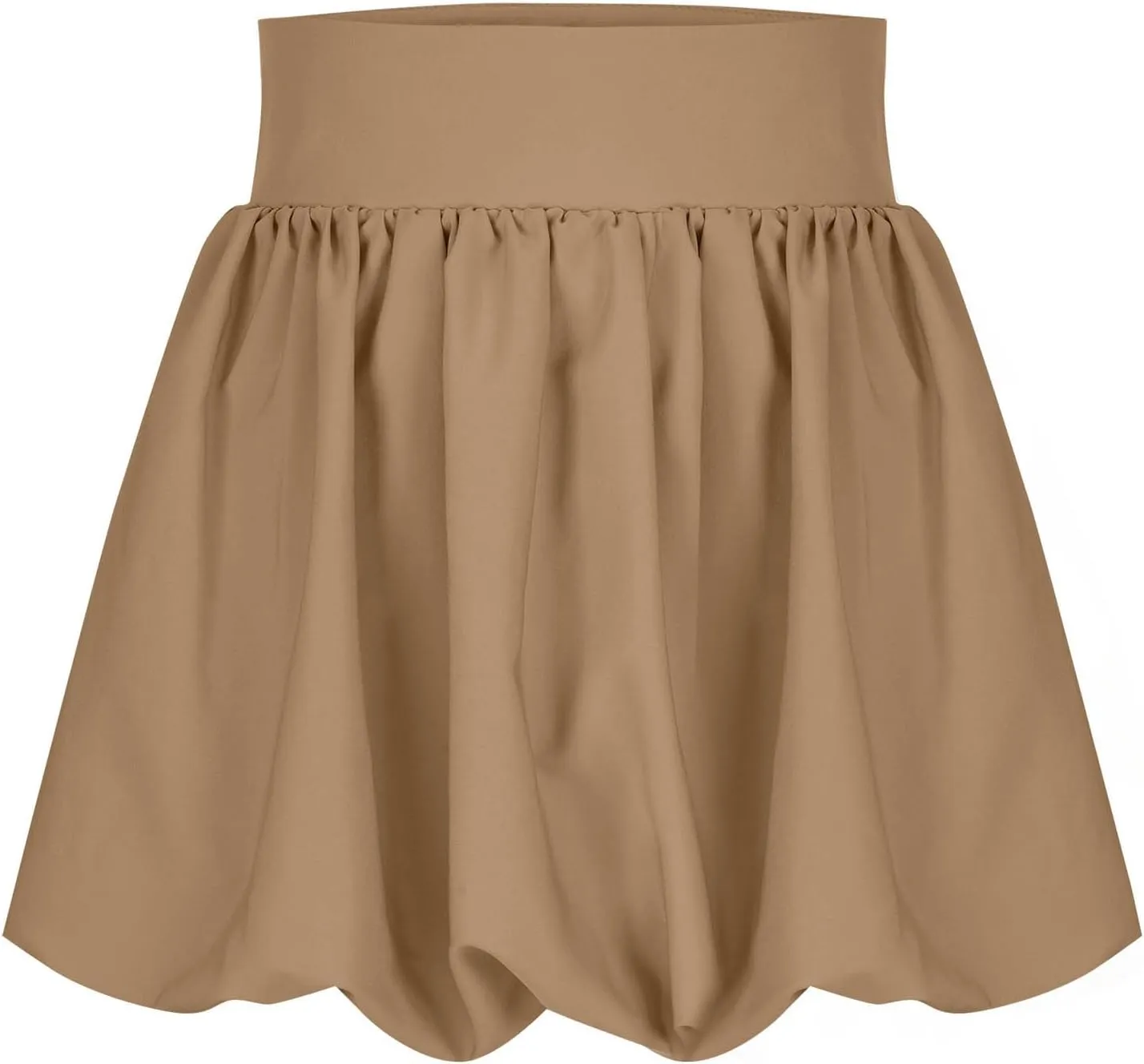 Women's Mid Waist Pleated Bubble Skirts Summer Cute Mini Skirt Sexy Casual Skorts 2025 Trendy Boho Skirt