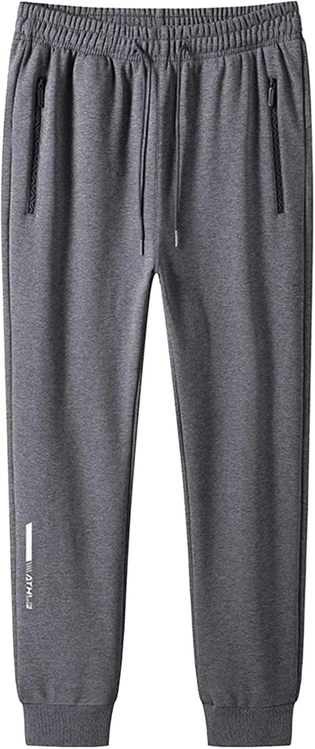Women's Plus Size Sweatpants Elastic High Waist Baggy Casual Joggers Pants with Pockets Athletic Lounge Trousers