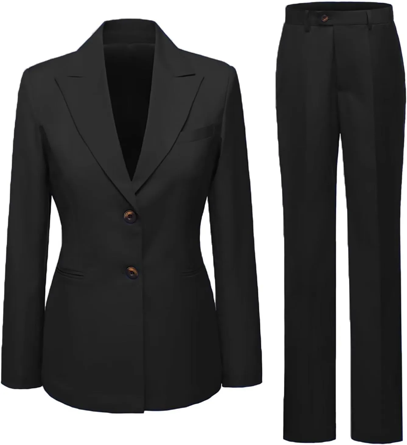 Women's Suiting Work Suit for Office Pant Suits for Women Dressy Pantsuit Women Suits 2 Piece Set Business