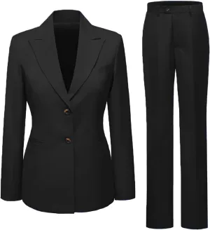 Women's Suiting Work Suit for Office Pant Suits for Women Dressy Pantsuit Women Suits 2 Piece Set Business
