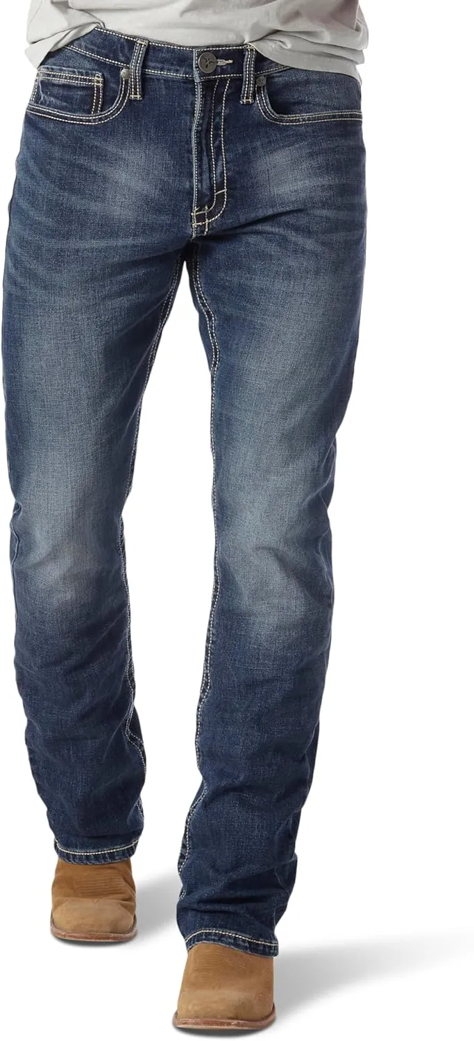 Wrangler mens 20x No. 42 Vintage Boot Cut Jeans, Midland, 32W x 38L US