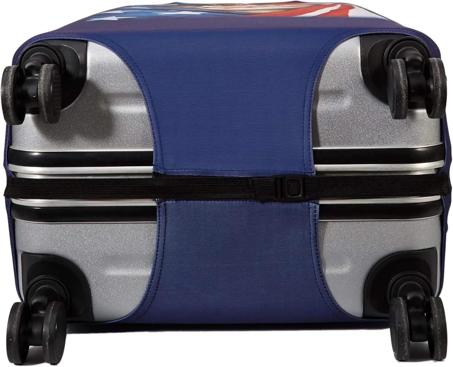 WUJIAONIAO Travel Luggage Cover Spandex Suitcase Protector Washable Baggage Covers (S (for 18-20 inch luggage), Cat A)