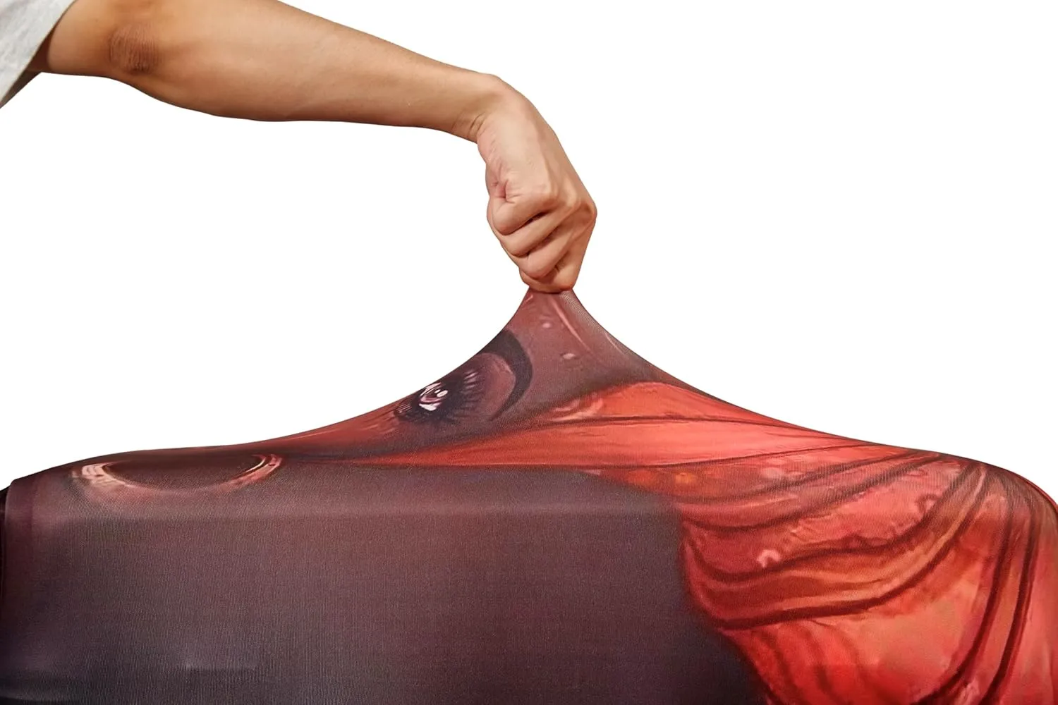 WUJIAONIAO Travel Luggage Cover Spandex Suitcase Protector Washable Baggage Covers (S (for 18-20 inch luggage), don't touch)