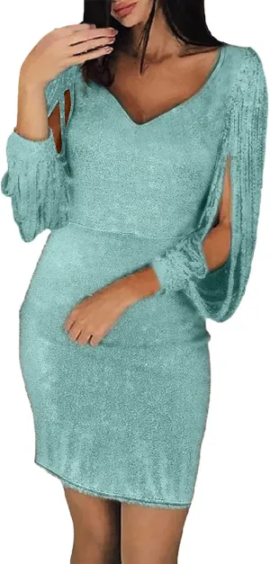 YOMXL Midi Dress for Women, Mexican Ethnic Style Embroidered Tunic Dresses Vintage Off Shoulder V-Neck Beach Dress